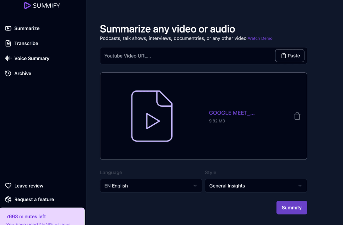How to Use Summify AI Video Summarizer for Remote Work Communication