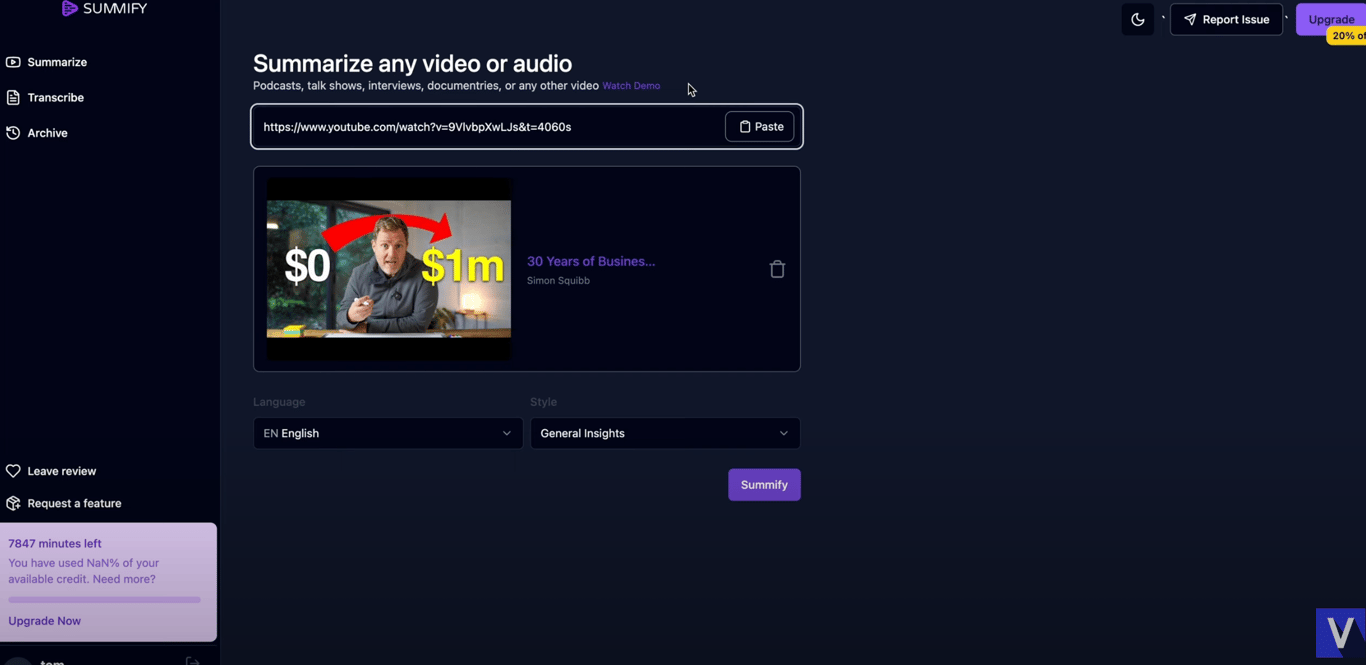 How to Use an AI Video Link Summarizer in 2024