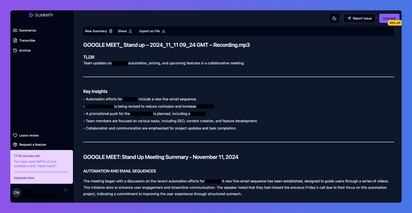 How to Write Meeting Notes in Half the Time with an Audio-to-Text Summarizer