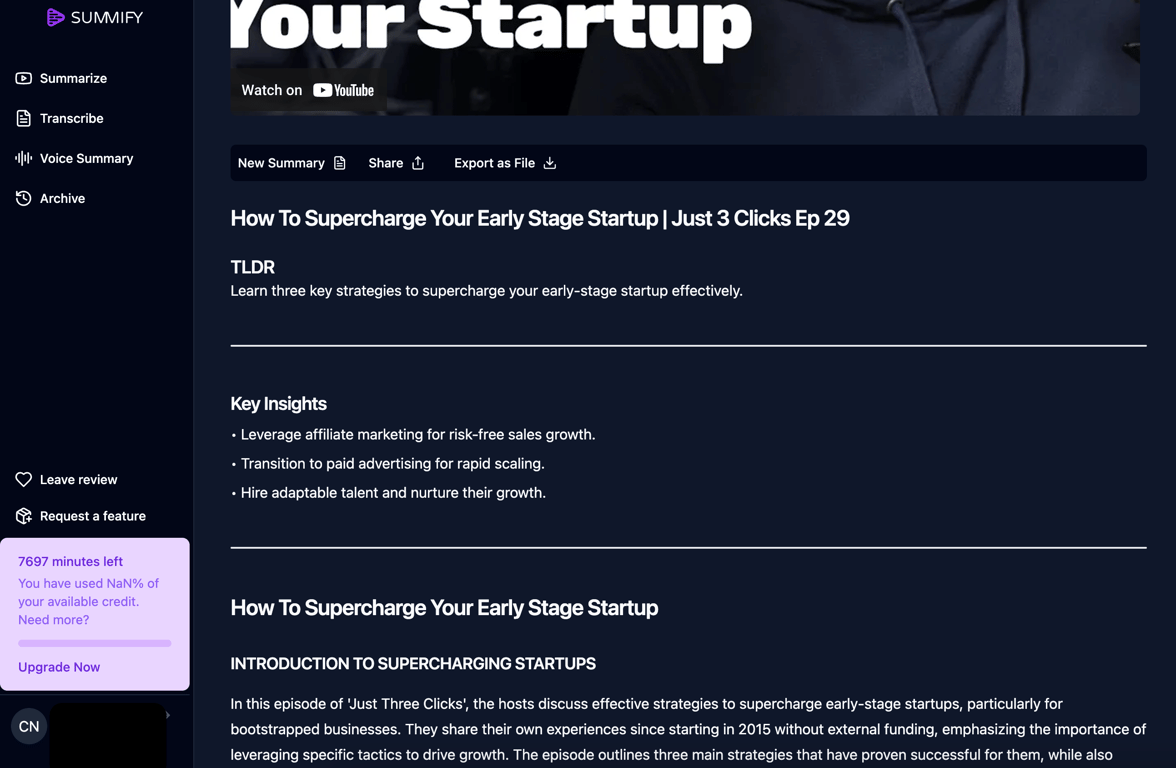 How To Turn Your Favorite Podcasts into Quick Reads with a Podcast Video Summarizer
