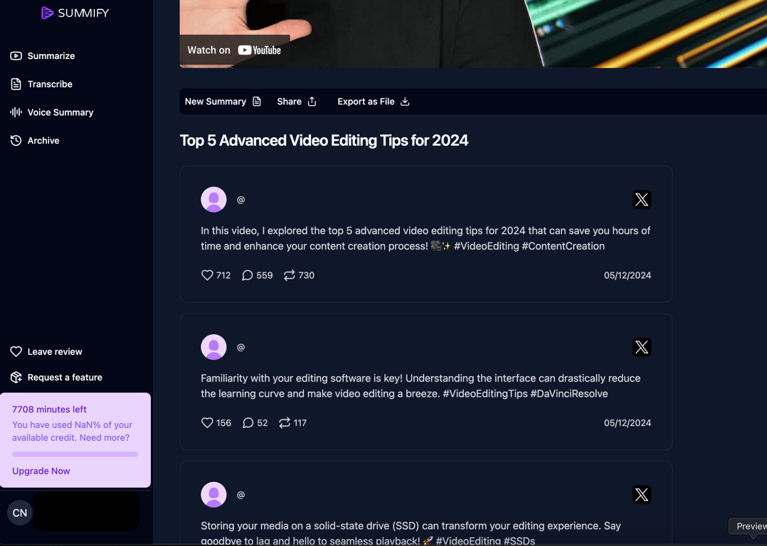 How to Use a YouTube Video Summarizer Without Transcript